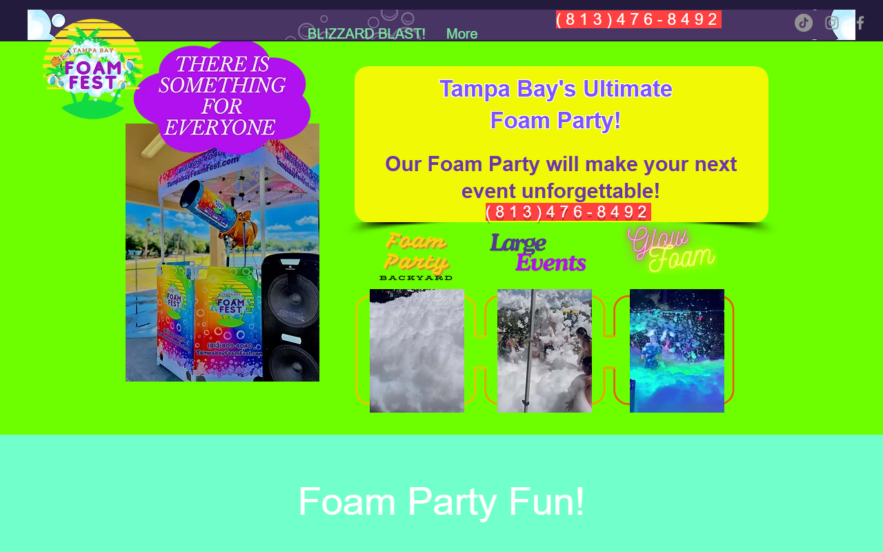 813foamparty.com screenshot