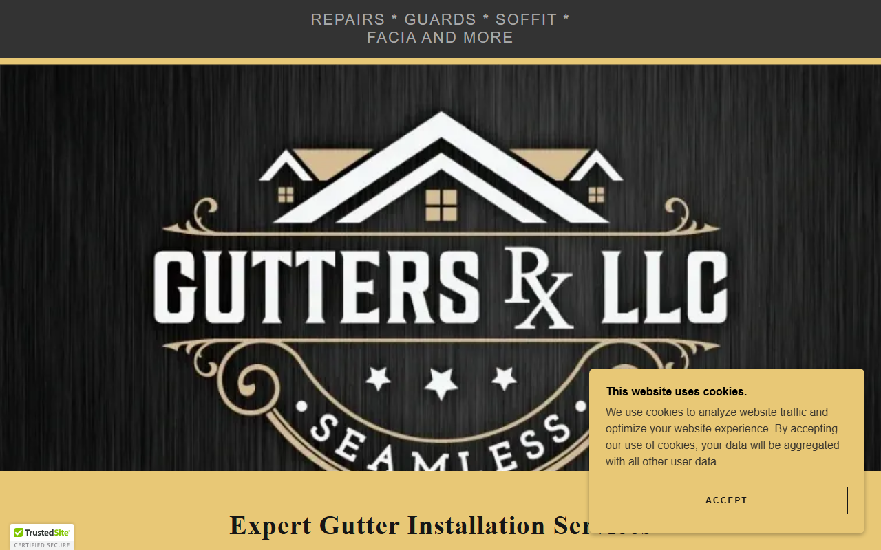 813guttersrx.com screenshot