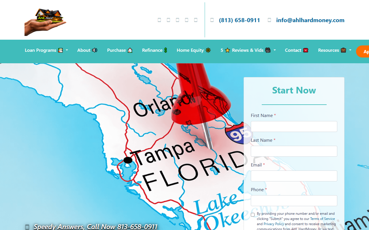813hardmoney.com screenshot
