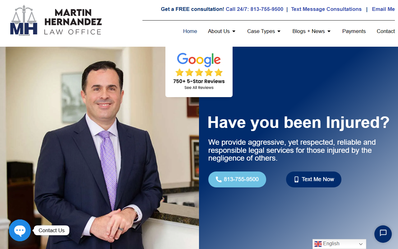 813injurylawyer.com screenshot