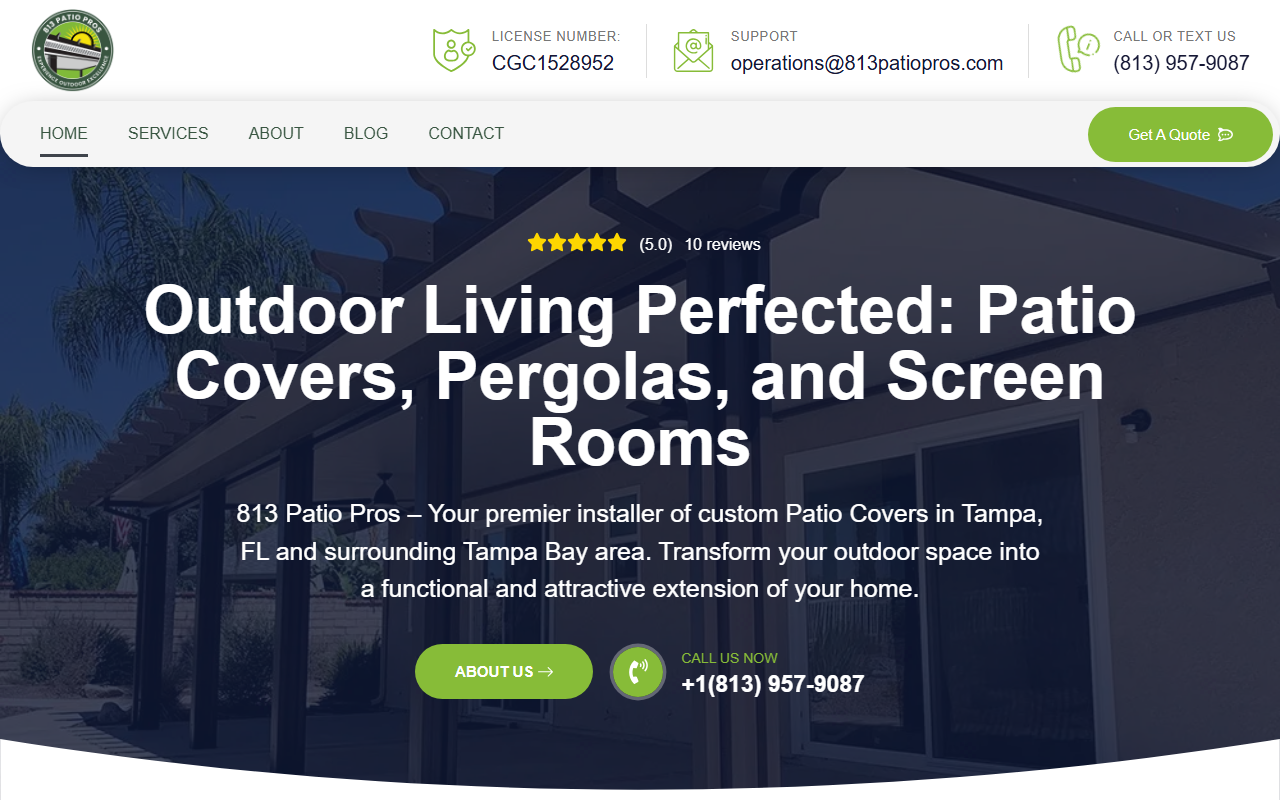 813patiopros.com screenshot