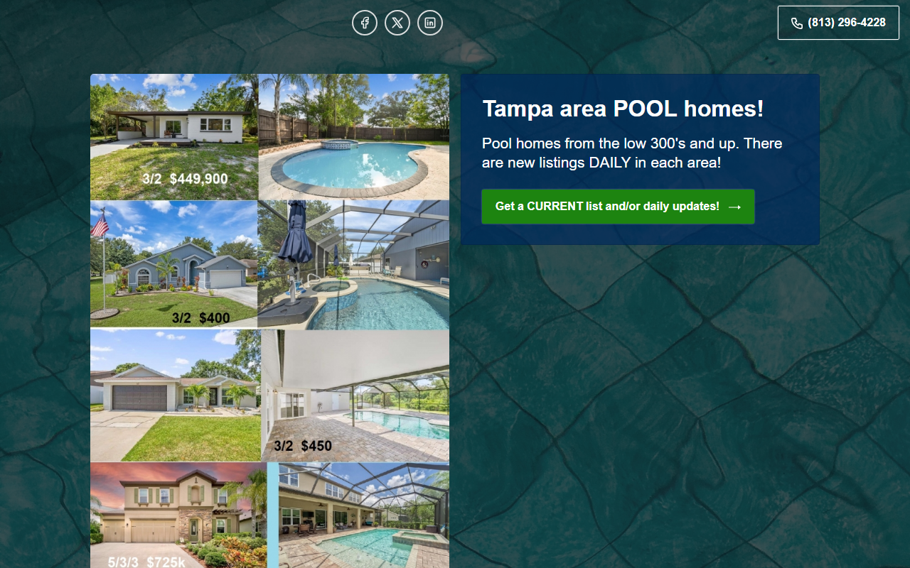 813poolhomes.com screenshot