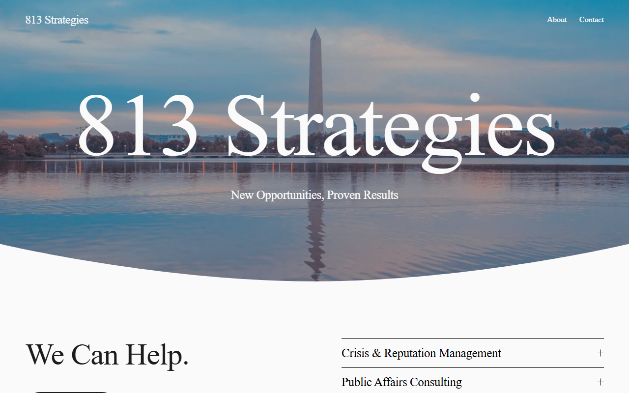 813strategies.com screenshot