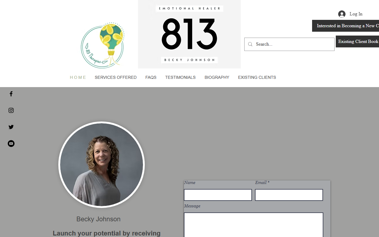 813therapies.com screenshot