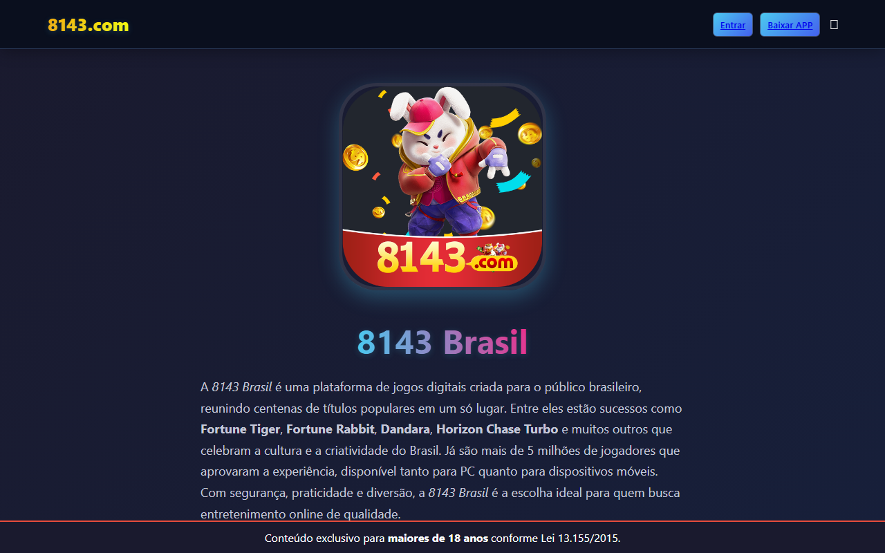 8143brasil.com screenshot