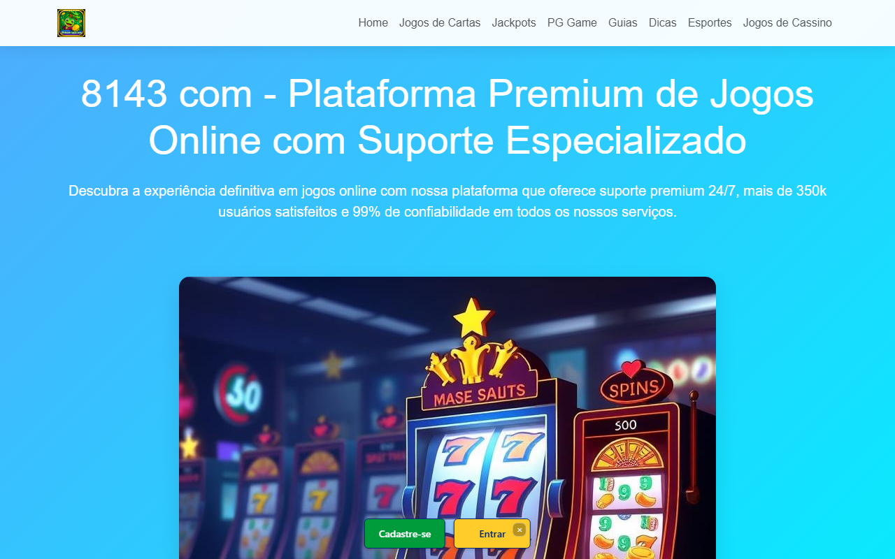 8143com-jogos.com screenshot