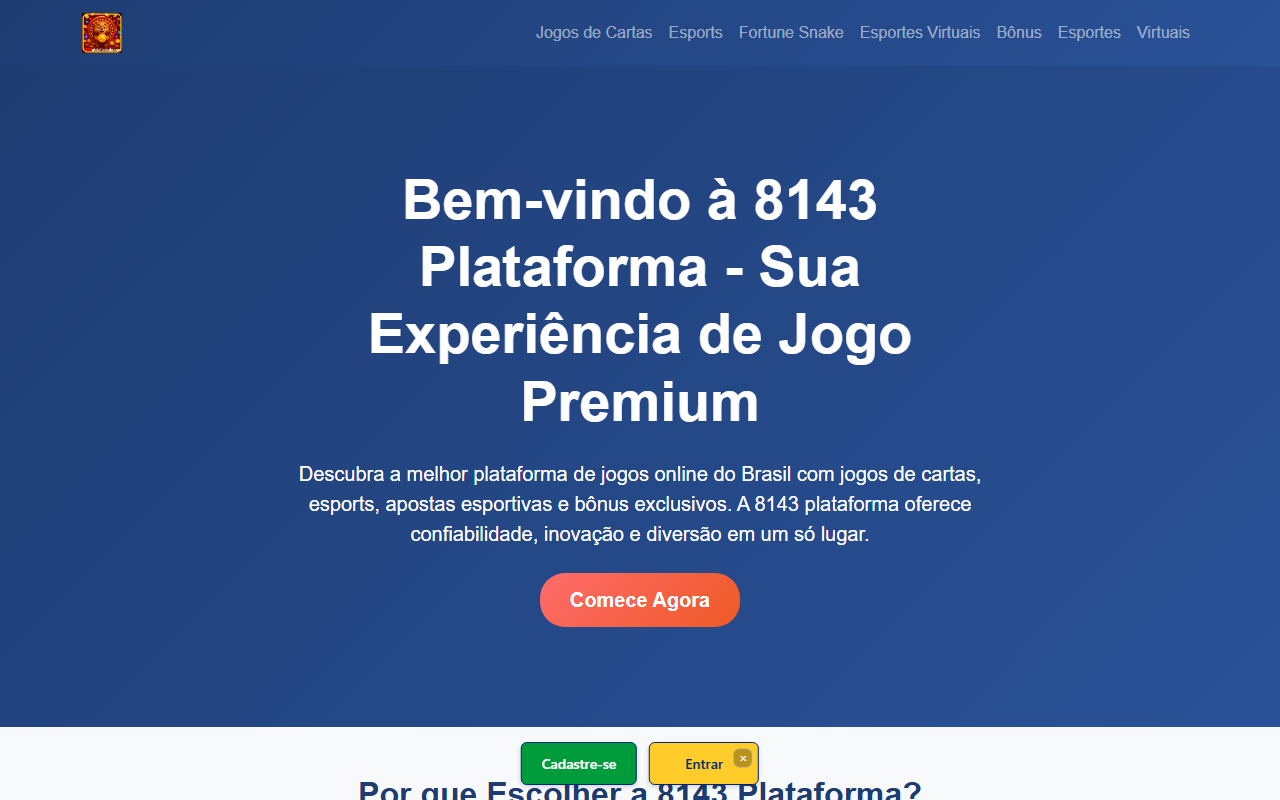 8143plataformabr.com screenshot