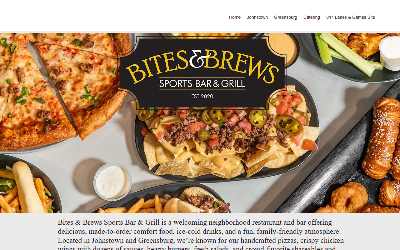 814bitesandbrews.com screenshot