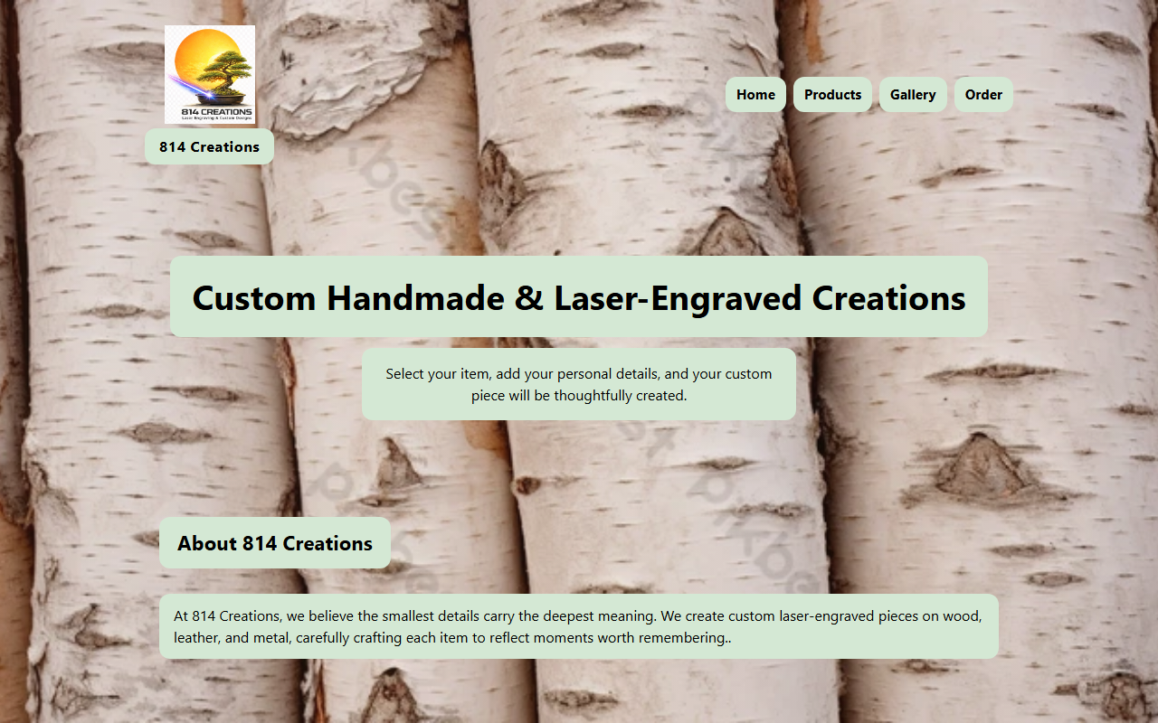 814creations.com screenshot