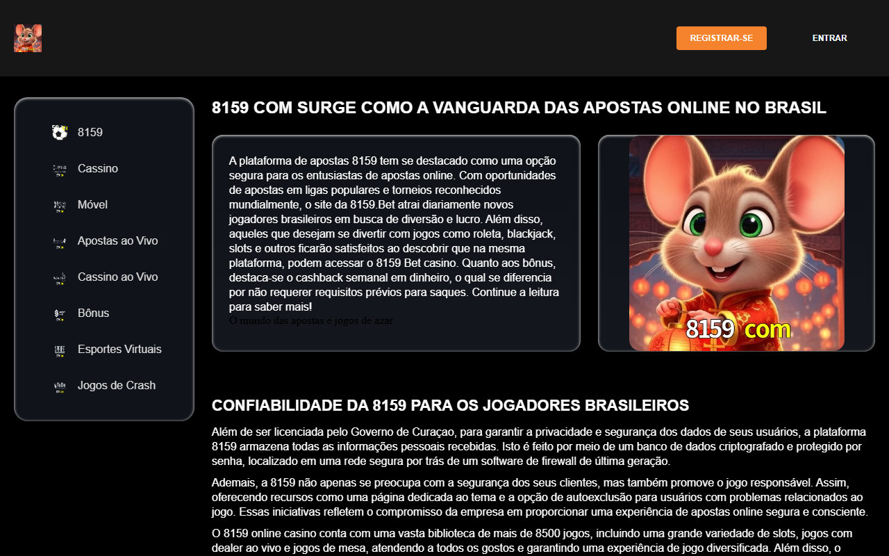 81598159bet.com screenshot