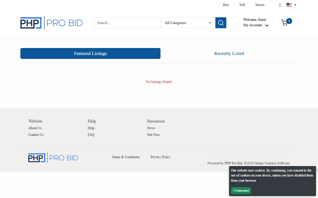 815auctions.com screenshot