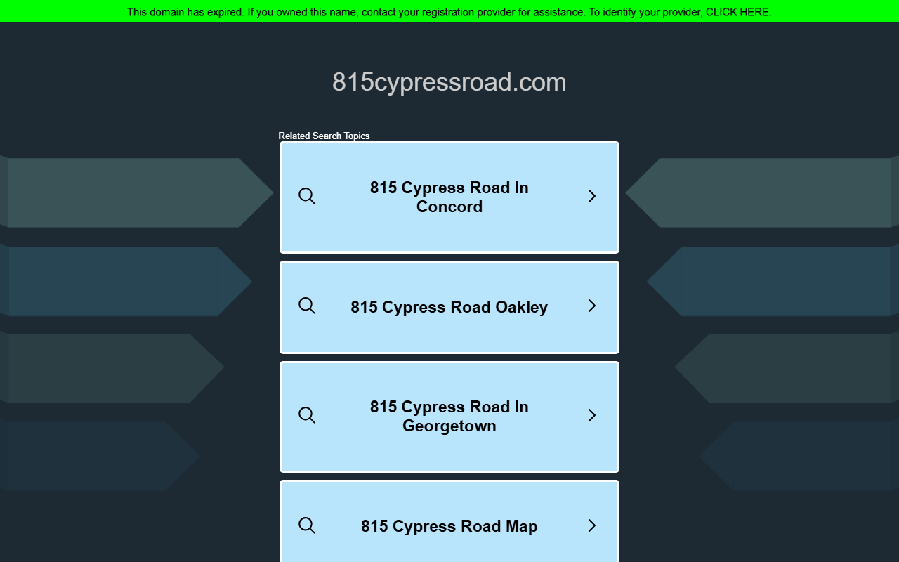 815cypressroad.com screenshot