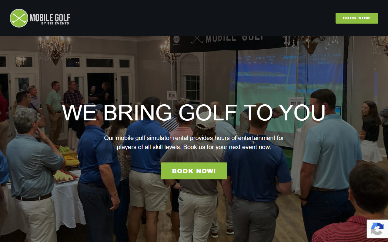 815eventsgolf.com screenshot