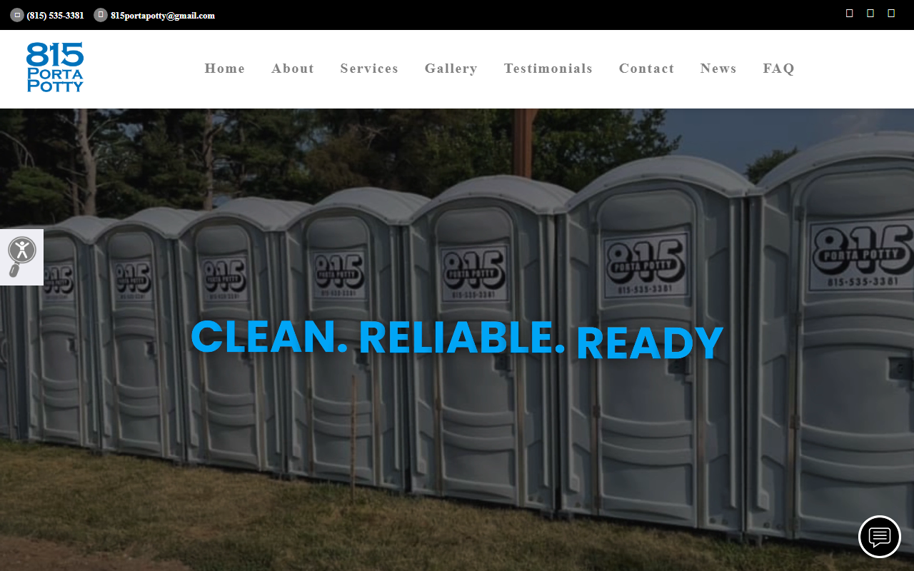 815portapotty.com screenshot