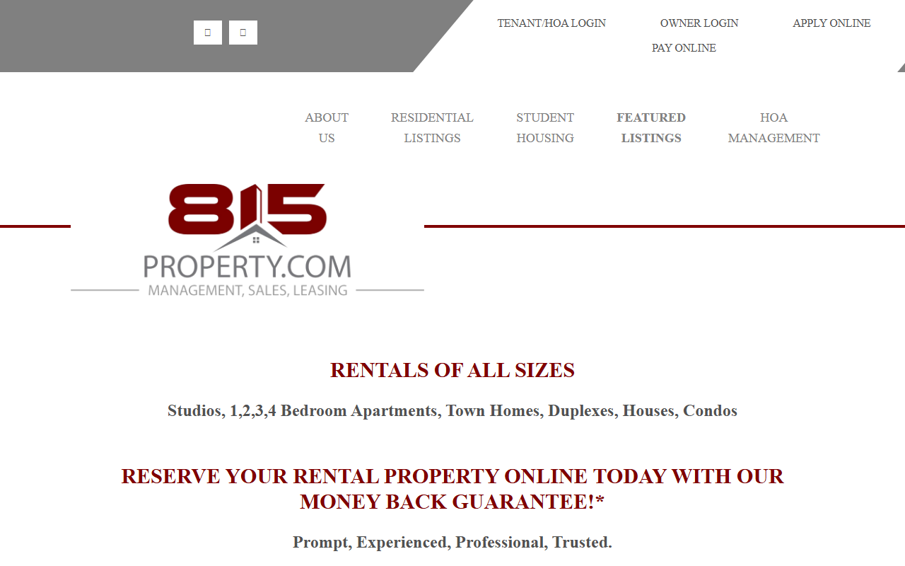815property.com screenshot