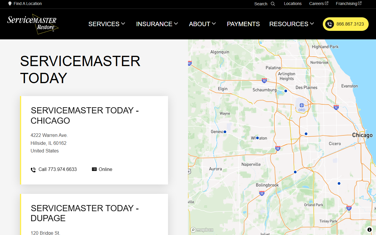 815restore.com screenshot