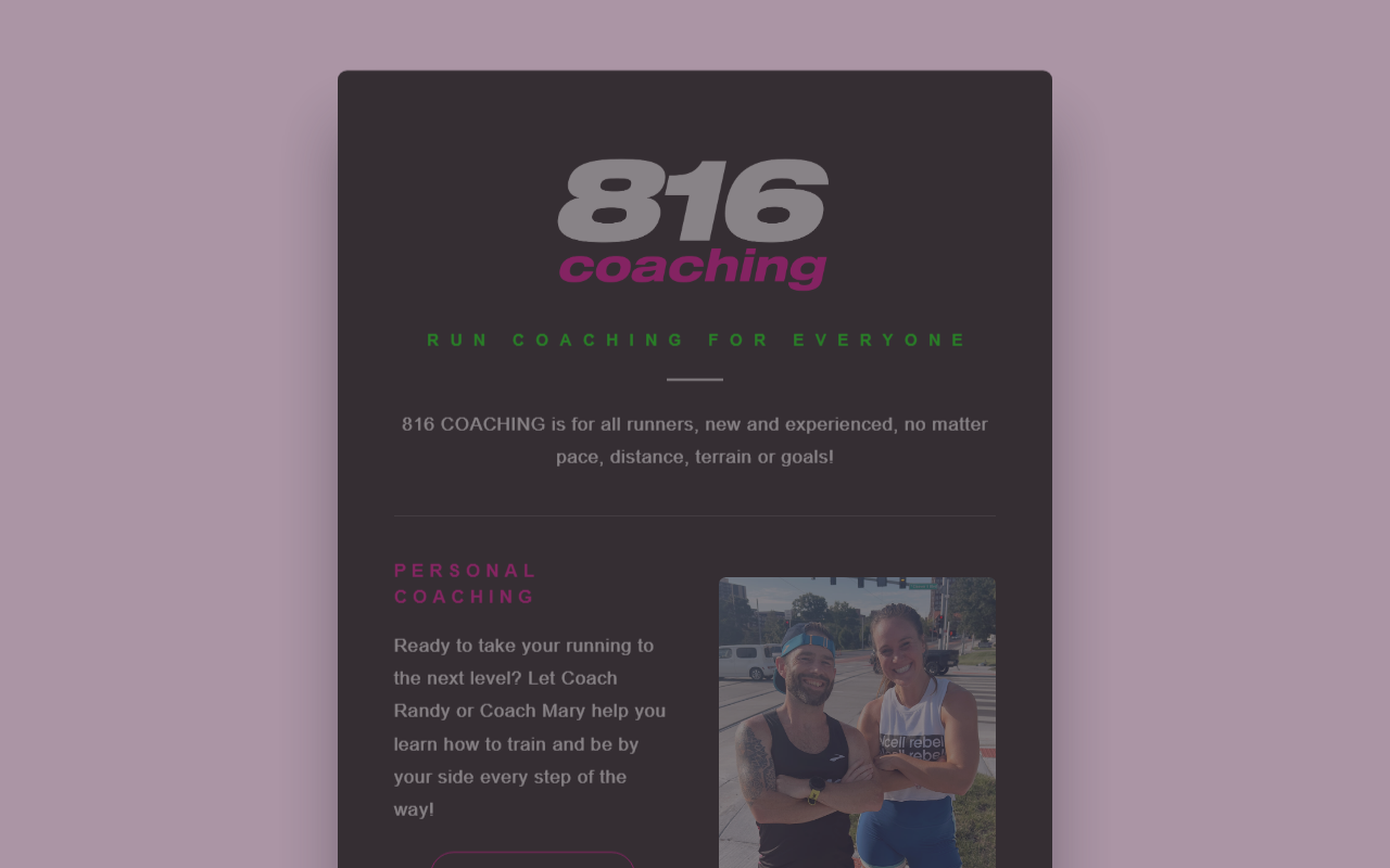816coaching.com screenshot