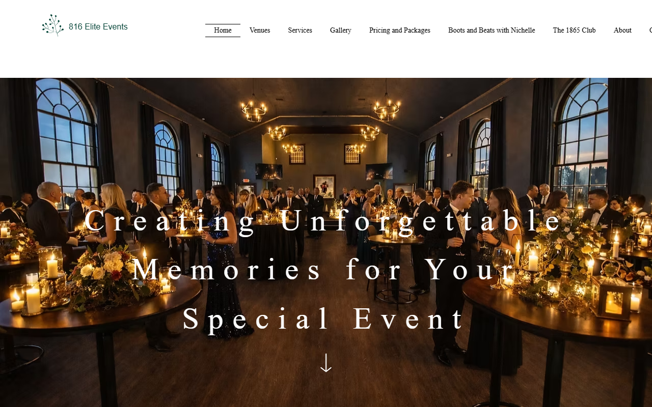 816eliteevents.com screenshot