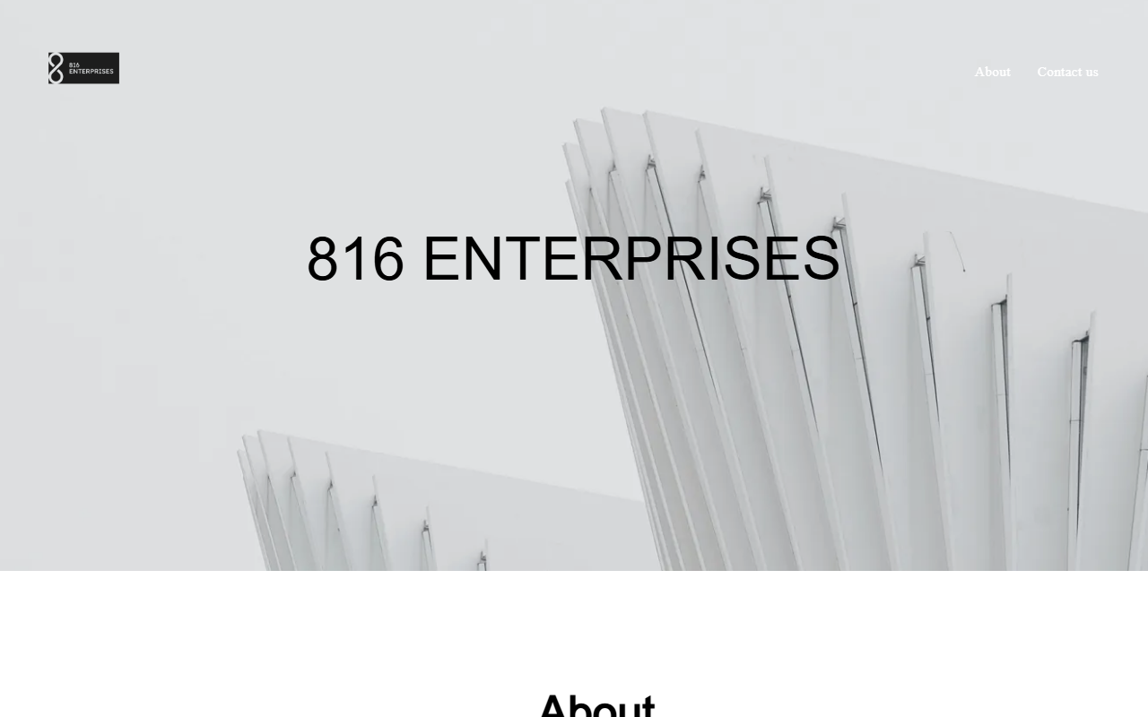 816enterprises.com screenshot