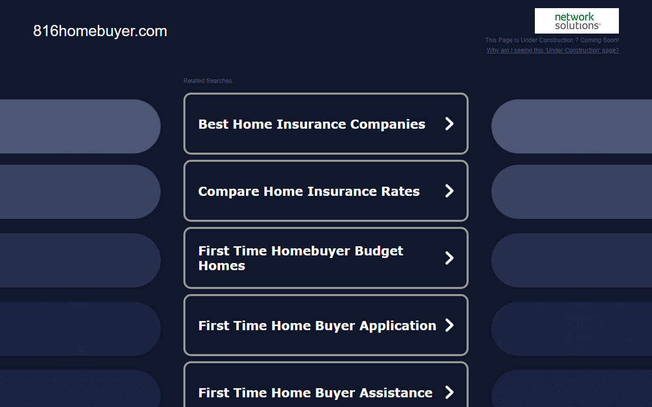 816homebuyer.com screenshot