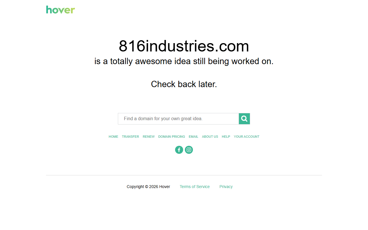 816industries.com screenshot