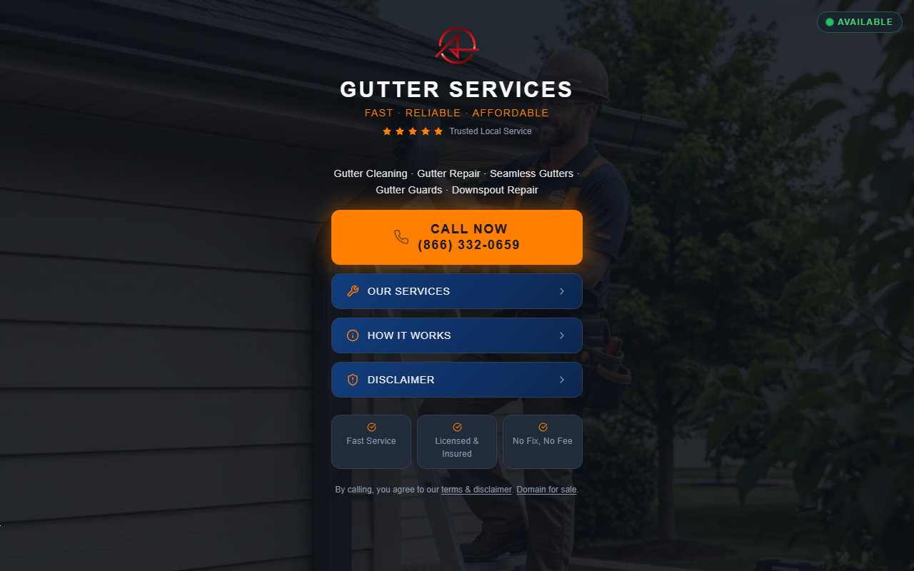 817gutters.com screenshot