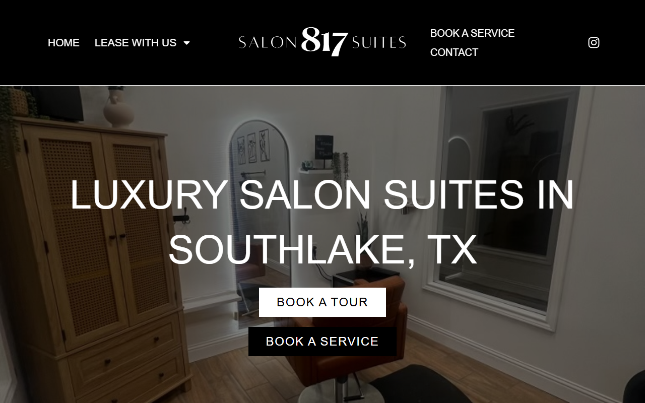 817salonsuites.com screenshot
