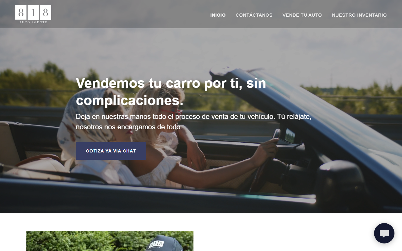818autoagente.com screenshot
