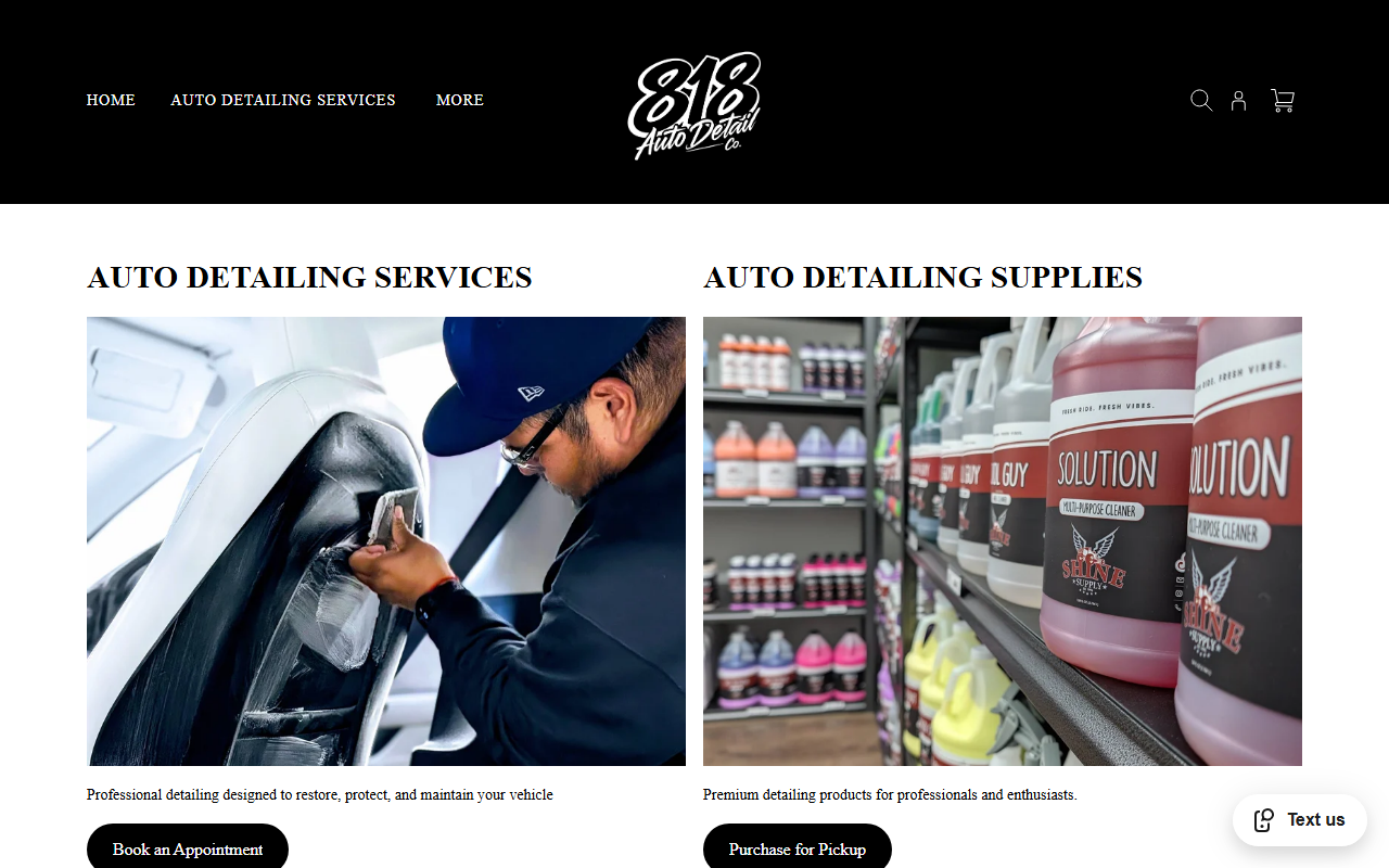 818autodetail.com screenshot