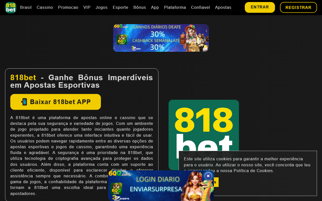 818betcassino.com screenshot