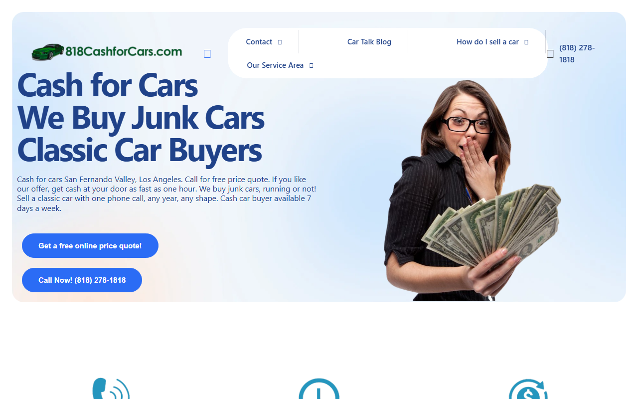 818cash4cars.com screenshot