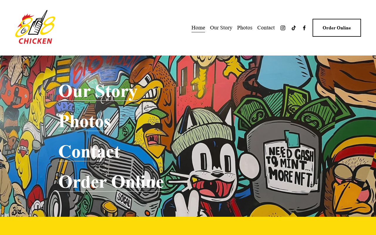 818chicken.com screenshot