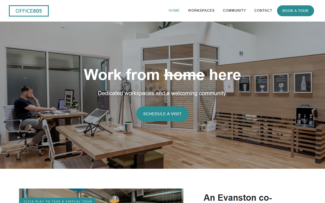 818coworking.com screenshot