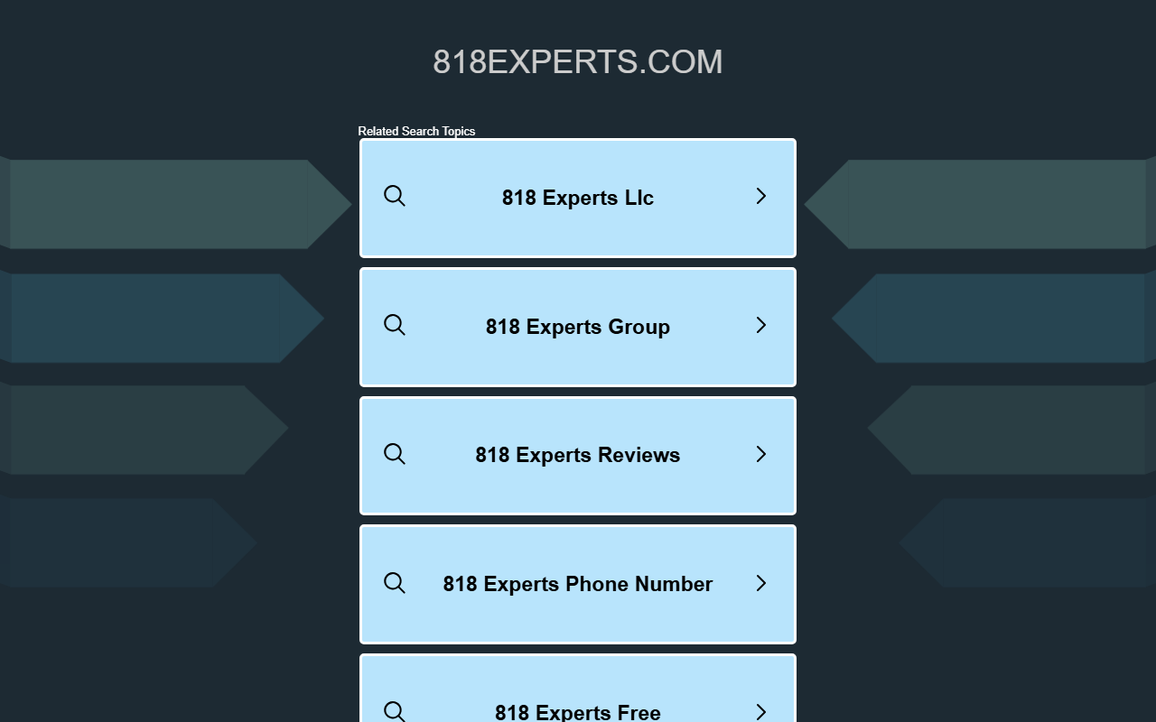 818experts.com screenshot