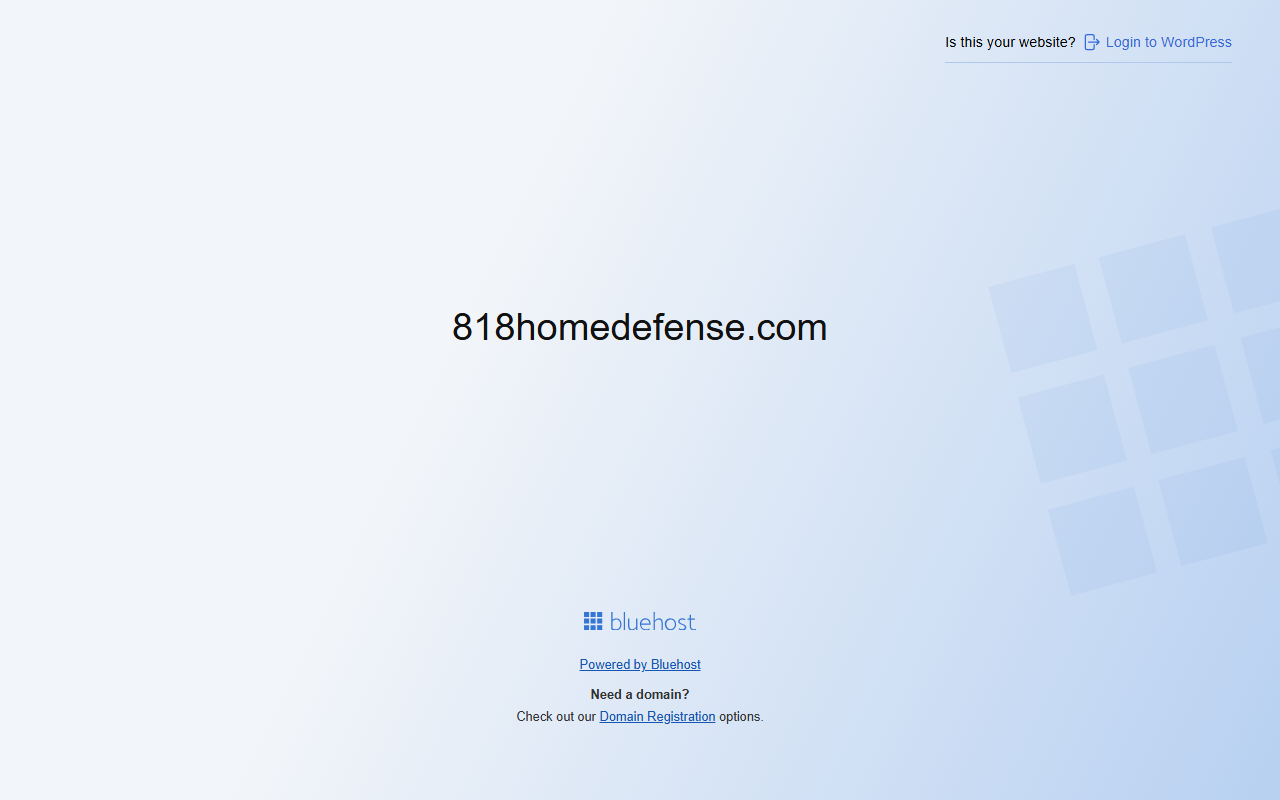 818homedefense.com screenshot