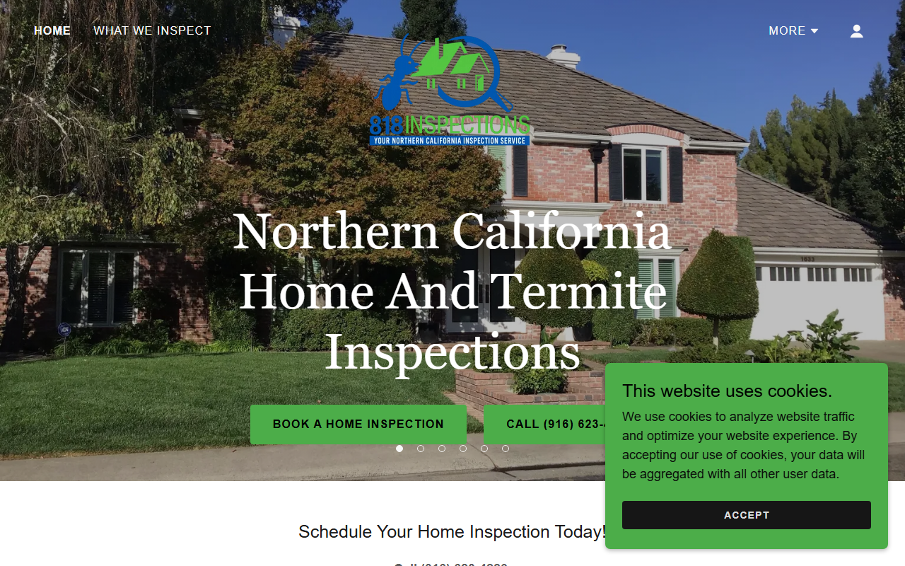 818inspections.com screenshot