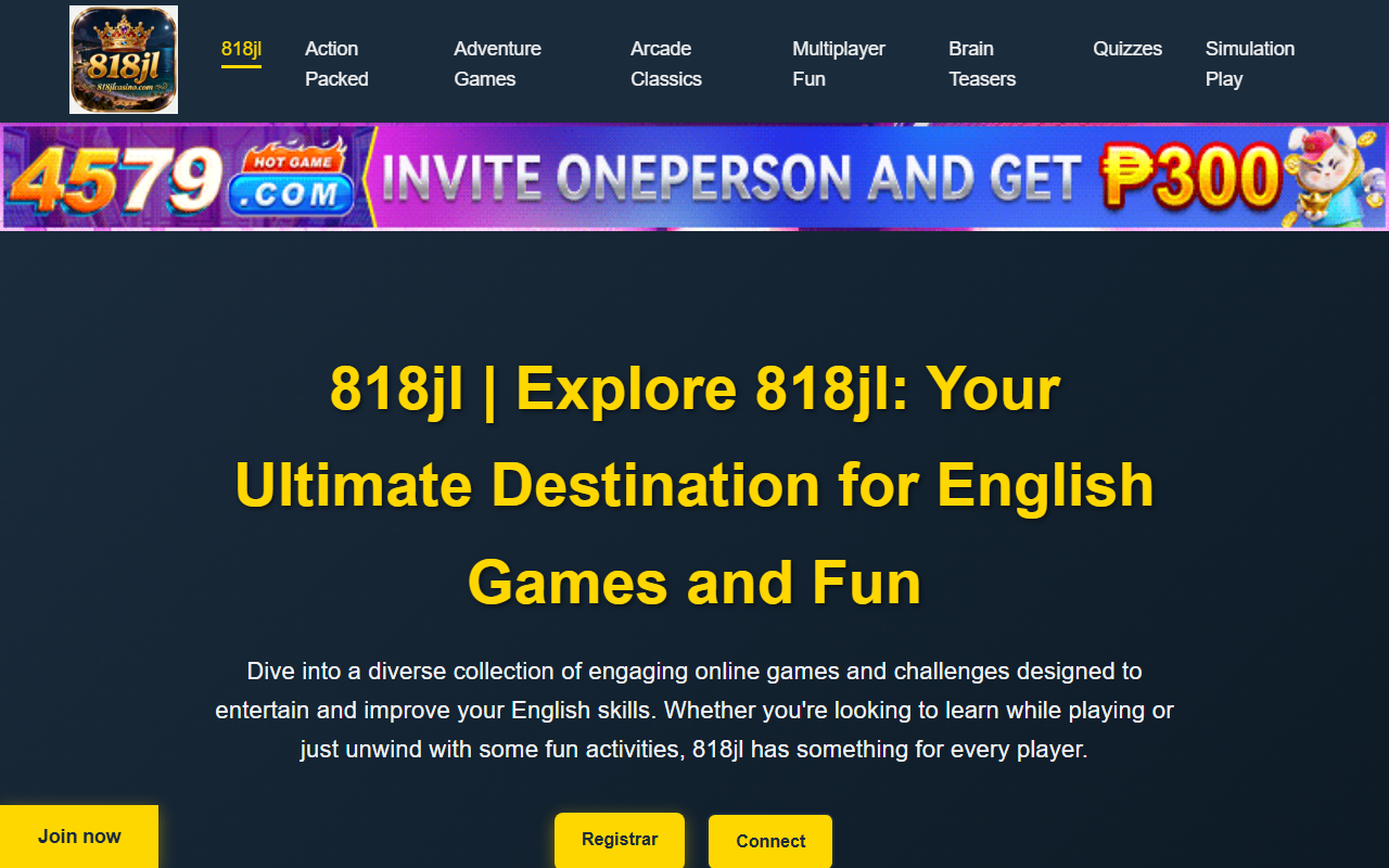 818jlcasino.com screenshot
