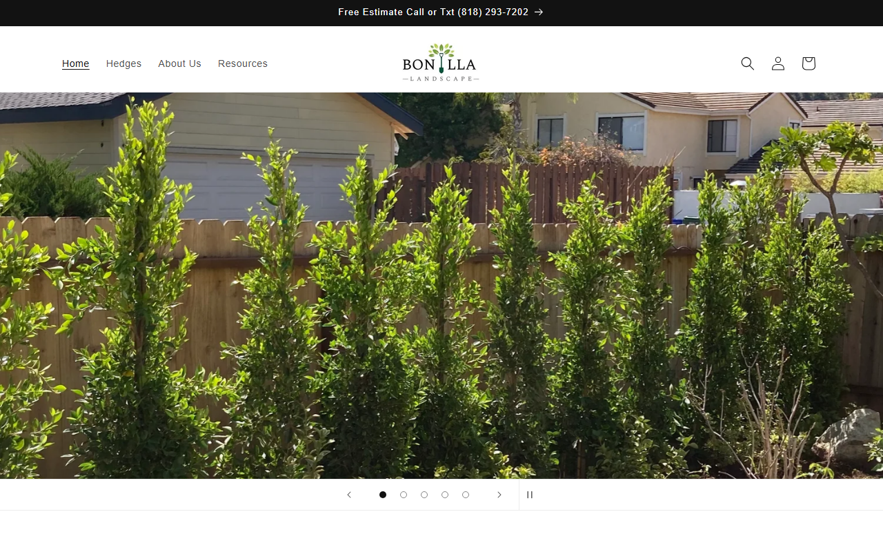 818landscape.com screenshot