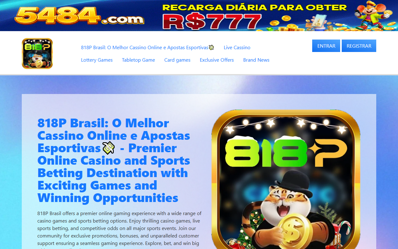 818pcassino.com screenshot