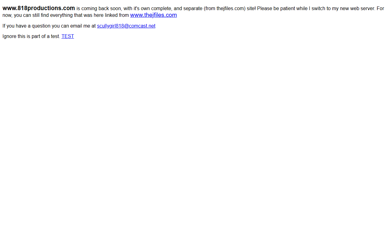 818productions.com screenshot