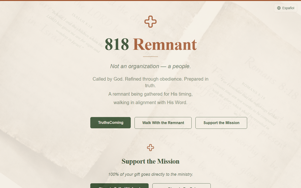 818remnant.com screenshot