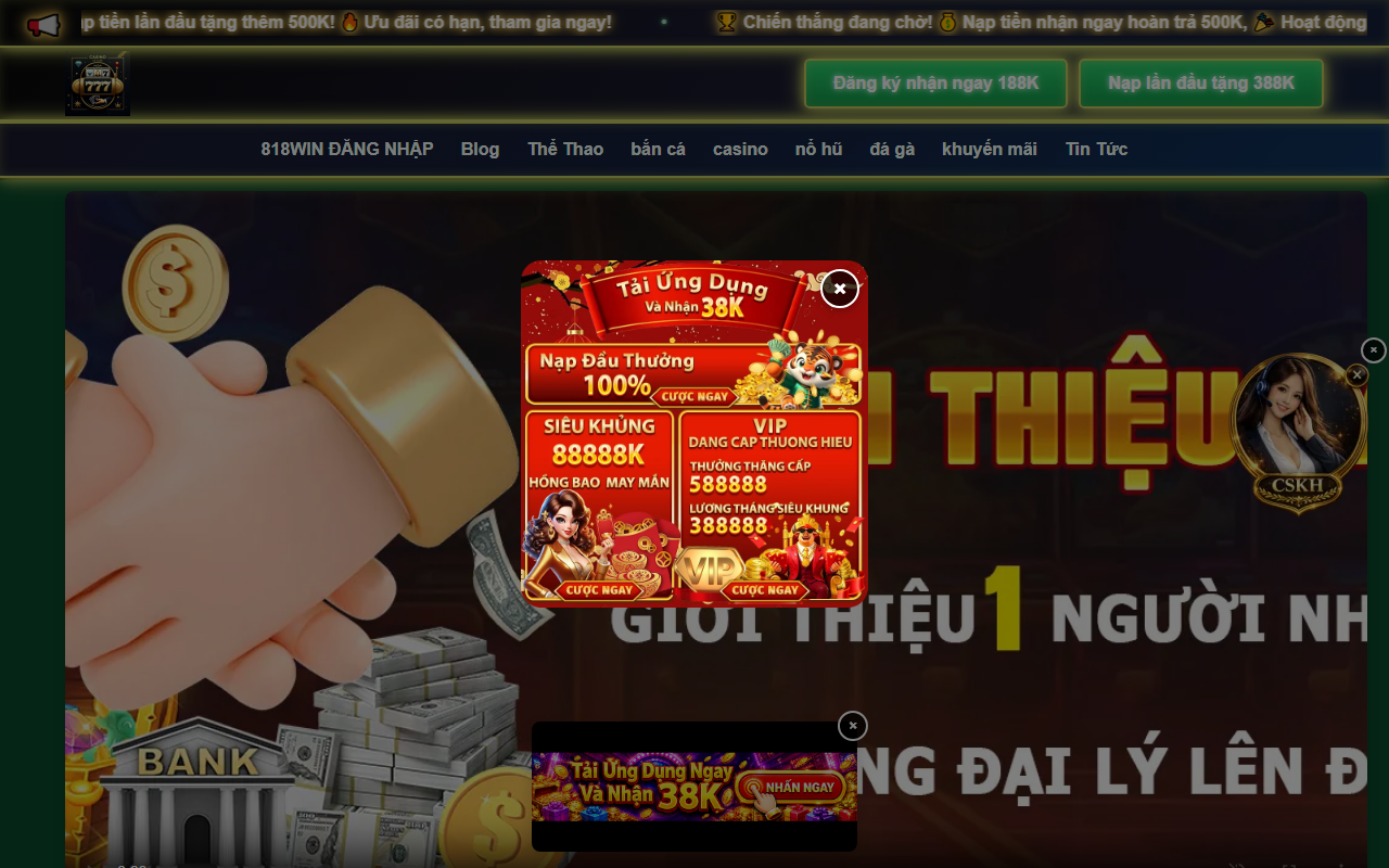 818winloginbet.com screenshot