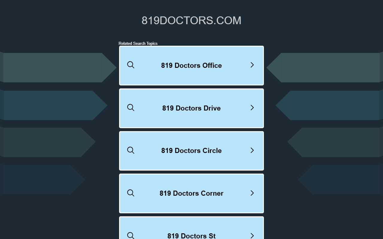 819doctors.com screenshot