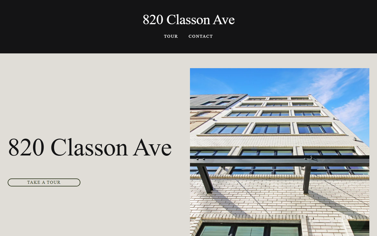 820classon.com screenshot