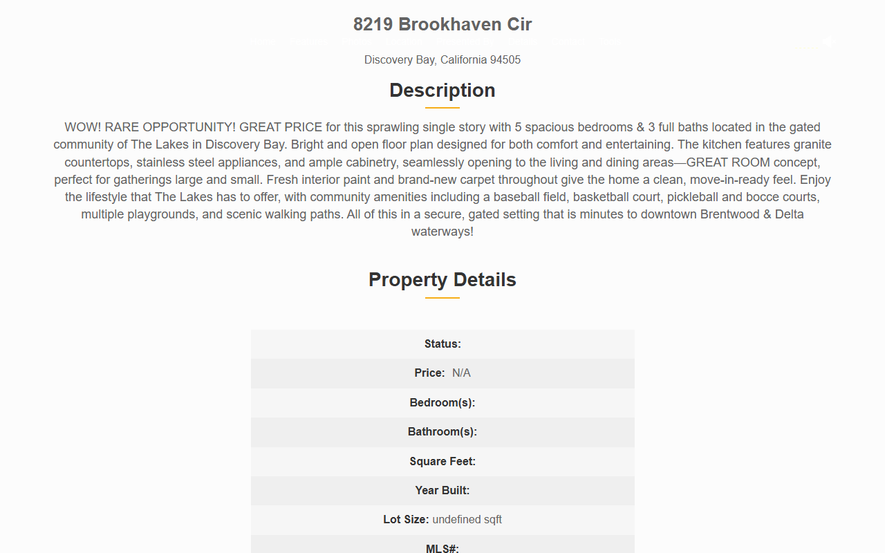 8219brookhaven.com screenshot