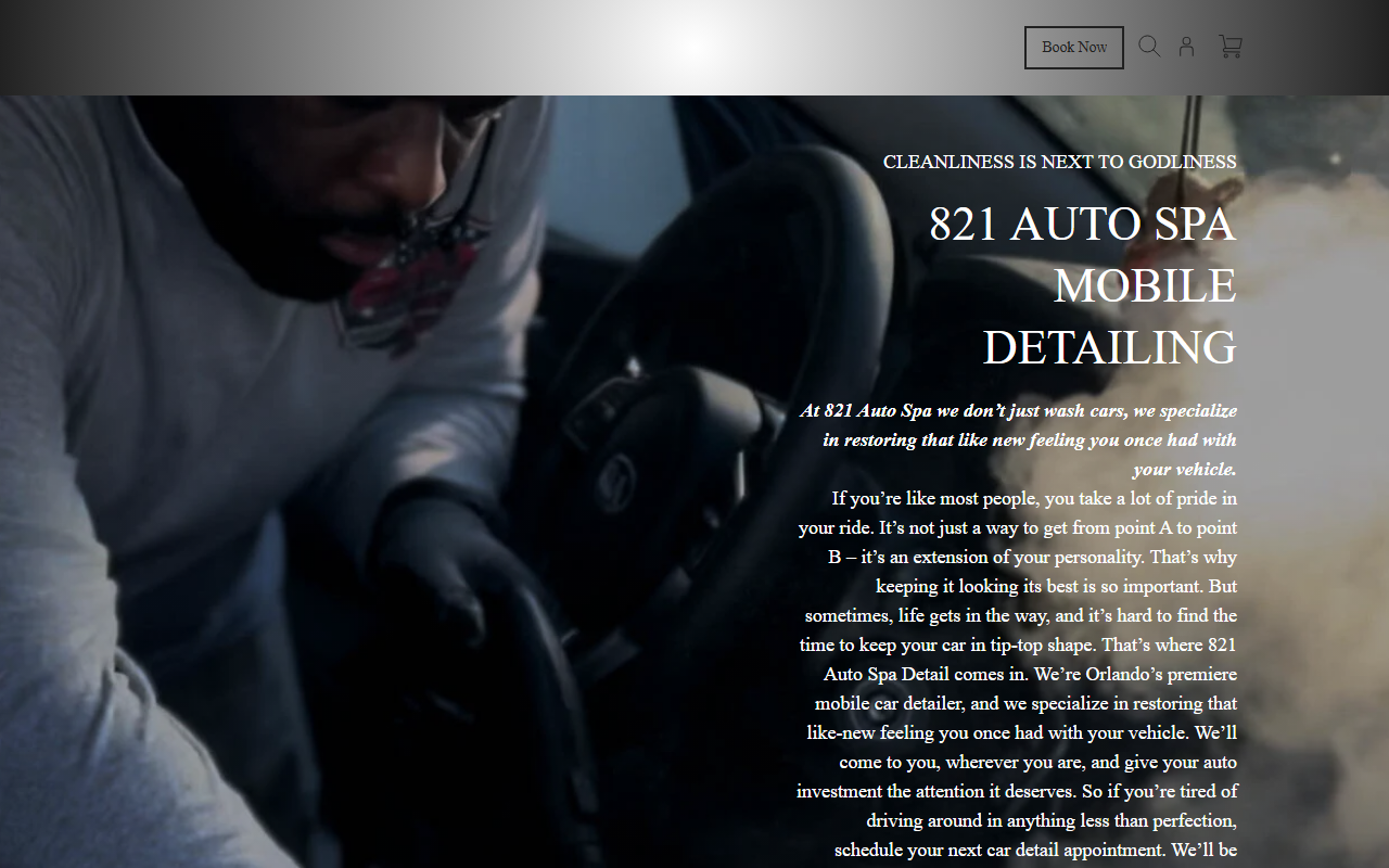 821autospa.com screenshot