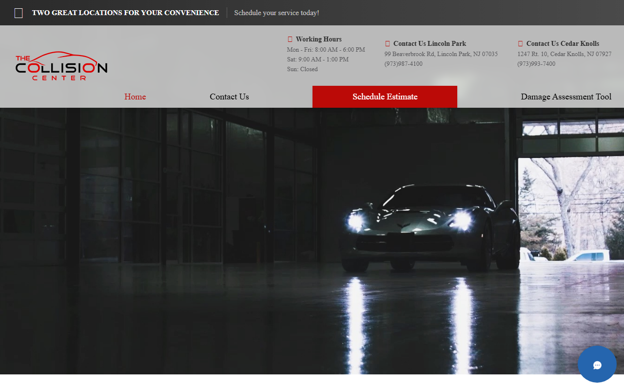 821collisionnj.com screenshot