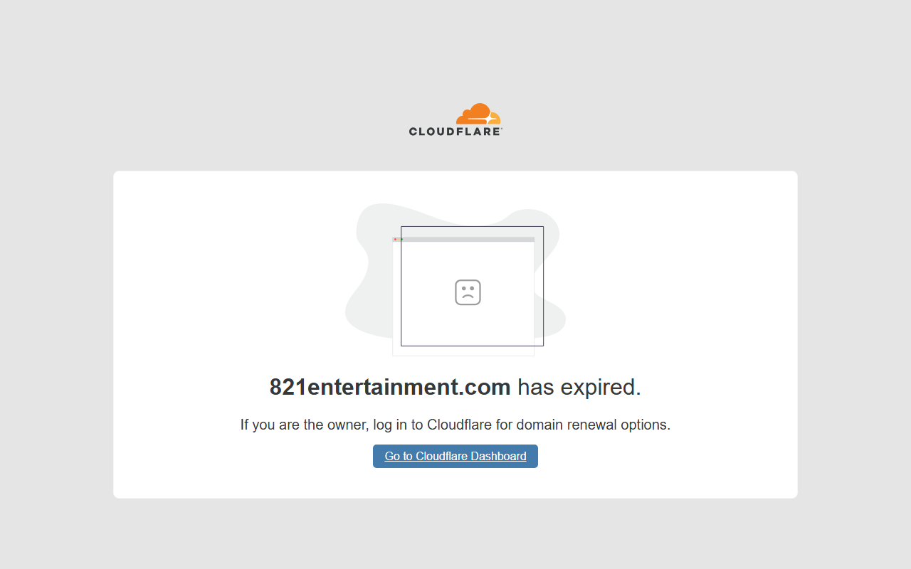 821entertainment.com screenshot