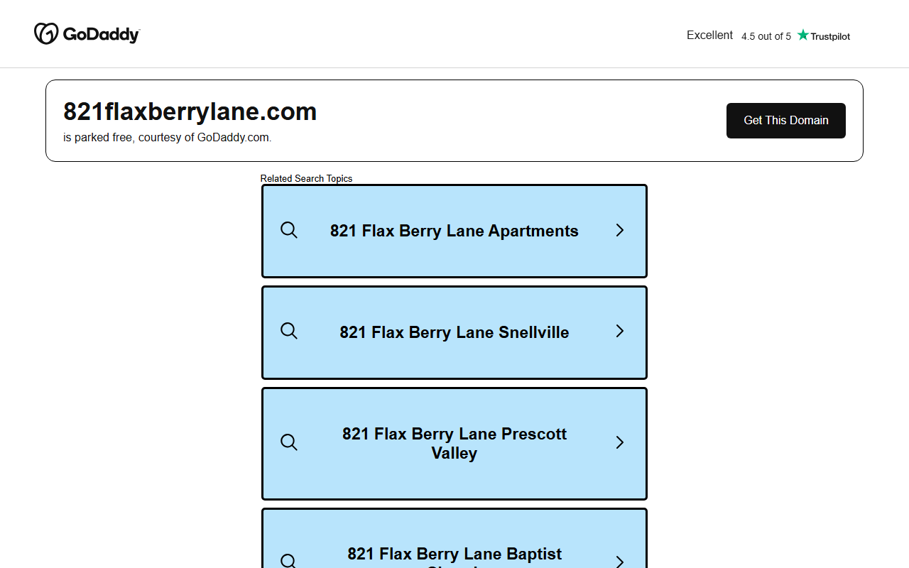821flaxberrylane.com screenshot