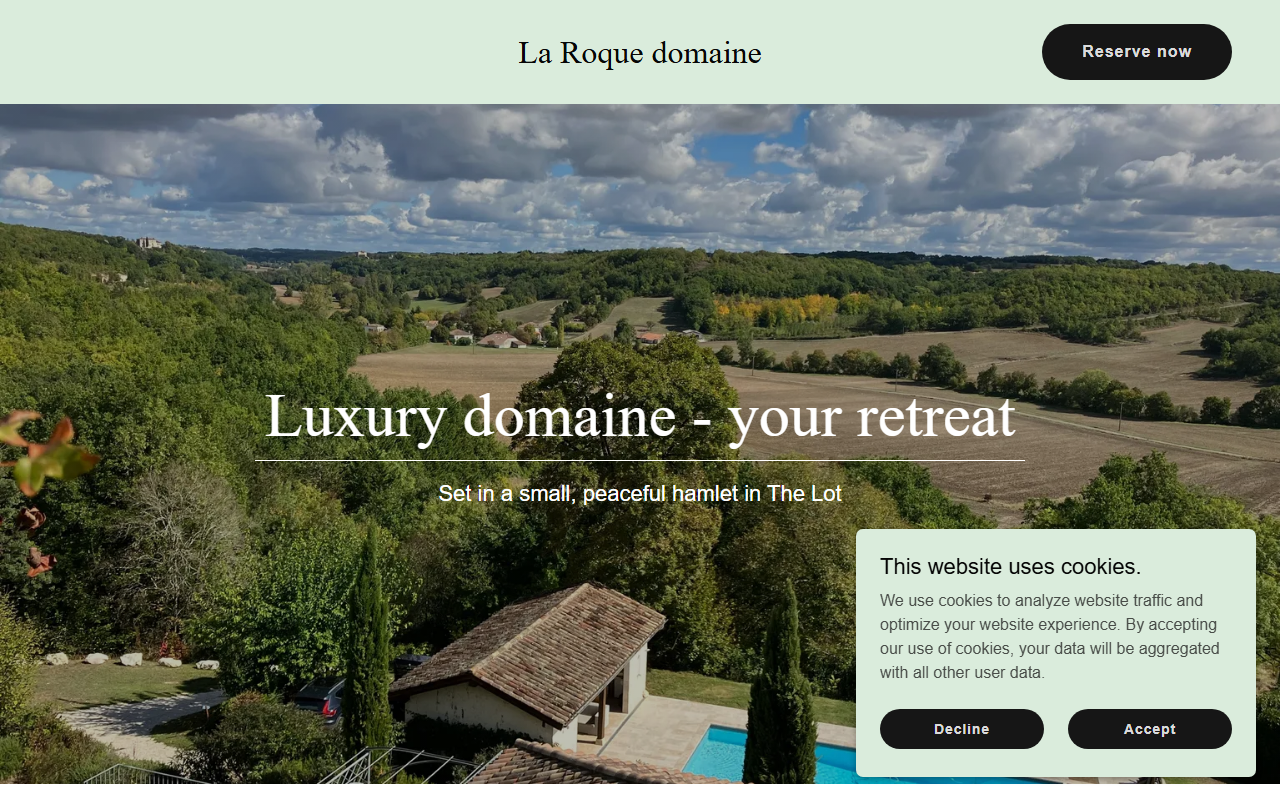 821laroque.com screenshot